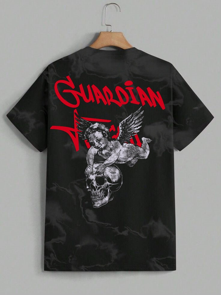 AERA Guardian Angel Oversized Graphic T-Shirt | Premium Streetwear Tee for Men & Women